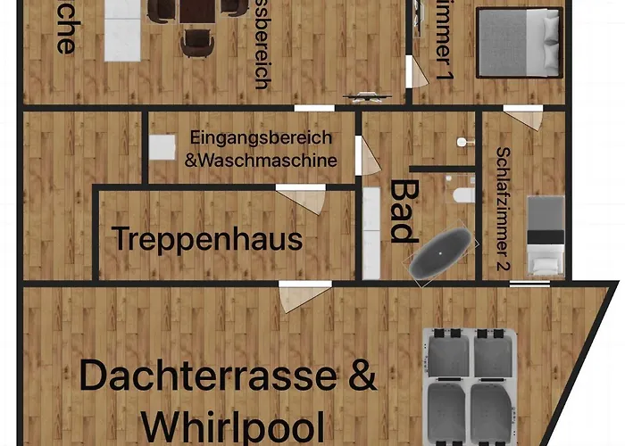 Namaste Homes - Luxus-apartment Mit Whirlpool & Garage * באד וינדסהיים
